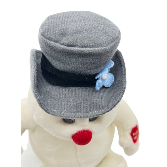 Gemmy 1999 Singing Frosty The Snowman Animated Plush Stuffed 14” Works - Picture 6 of 12